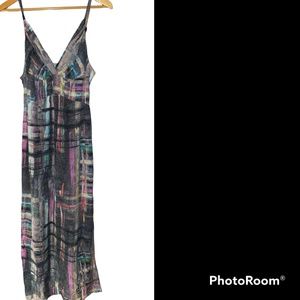 Hula Moon By Jams World Slip Dress L CiCi Ci Ci Spaghetti Adjustable straps